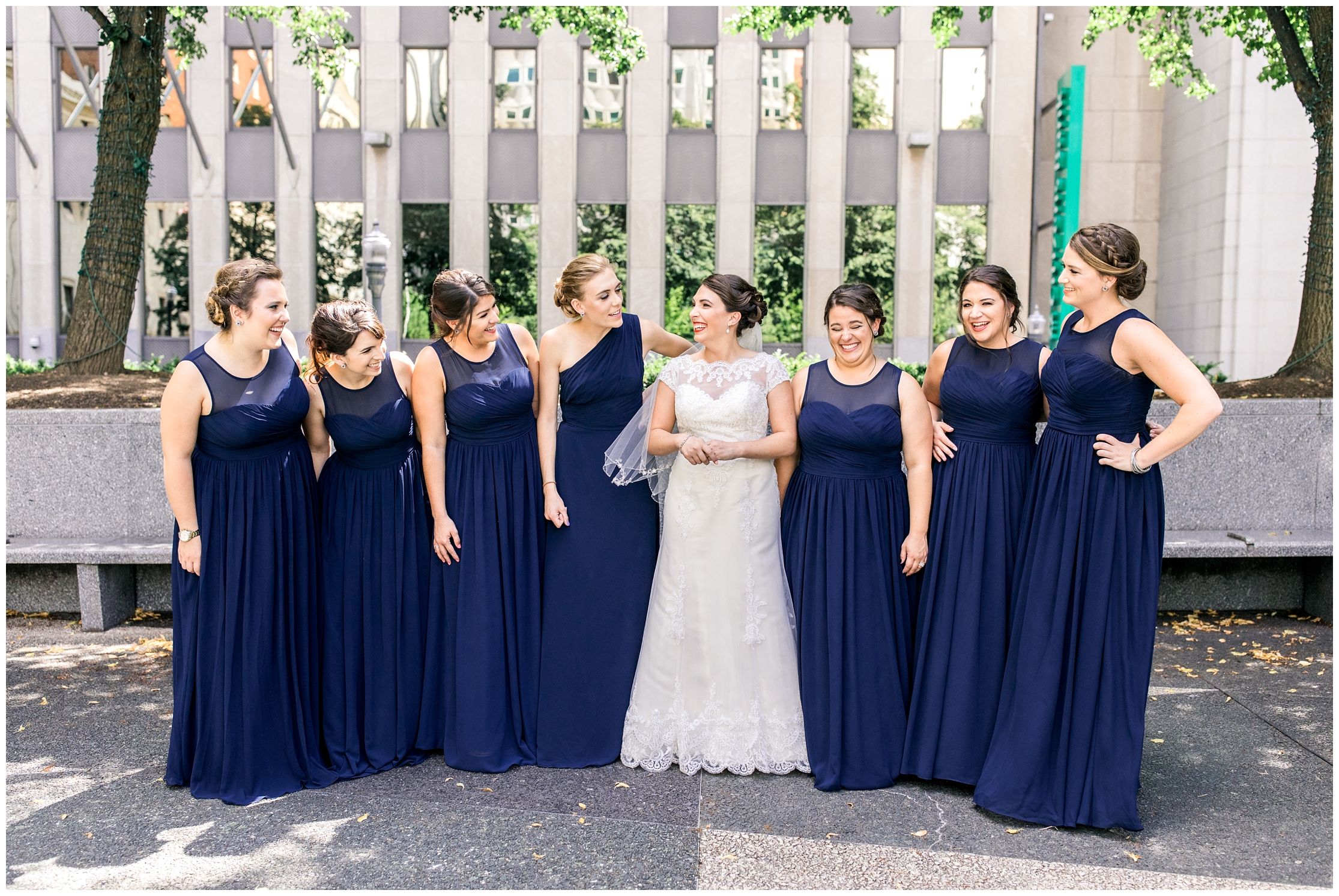 long navy blue bridesmiads dresses, blue and coral wedding, blue and coral wedding pittsburgh, pittsburgh bride, pittsburgh wedding, pittsburgh bridal party, upscale pittsburgh wedding, Mellon Square Pittsburgh, Mellon Square Wedding Photos, Mellon Square Wedding Photographer, Mellon Square Wedding Photography, Onmi William Penn Pittsburgh Pa, Omni William Penn Hotel Wedding, Omni WIlliam Penn Wedding photo, Omni William Penn Wedding photographer, Best Wedding Photographer in Pittsburgh, Best Omni William Penn Wedding Photos, Best Omni William Penn Wedding pictures